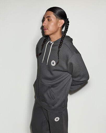 Chuck Taylor Patch Pullover Hoodie Dark Matter, Back View