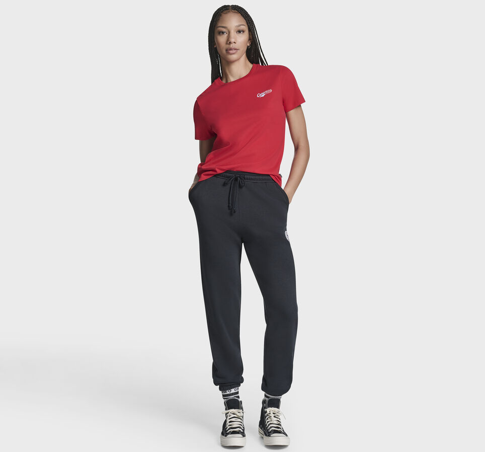 Retro Chuck Taylor Patch Joggers Black