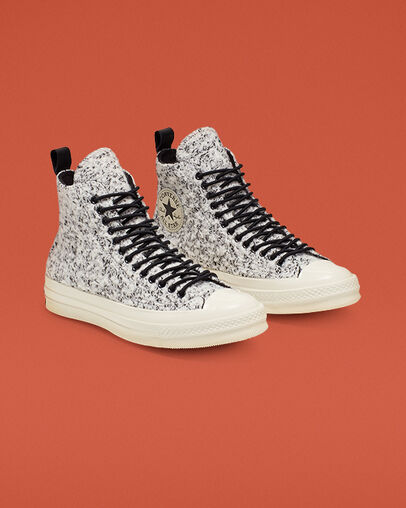 Boucle Wool Chuck 70 White/Black/Egret