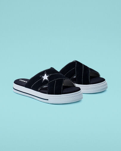 One Star Sandalism Black/Egret/White