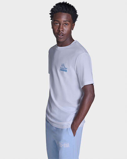 CONS Vintage Chucks T-Shirt White 10A, Back View