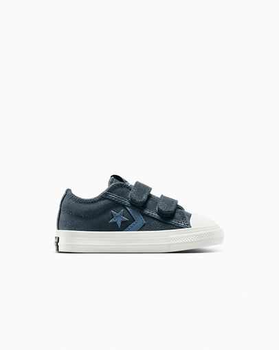 Star Player 76 Suede & Leather Easy-On Midnight Pass/Lakeside Blue, Outer Side View