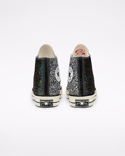 Converse x JW Anderson Glitter Chuck 70 High Top Black/White/Egret