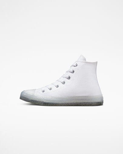 Chuck Taylor All Star Glitter White/White/Silver, Inner Side View