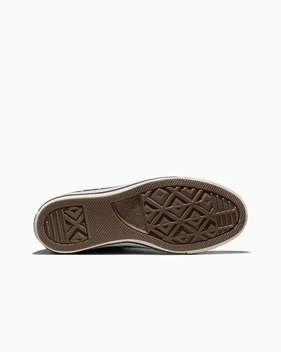 Chuck Taylor All Star Scarf Bow Deep Bordeaux/Egret/New Found Bloom Pink, Outsole View