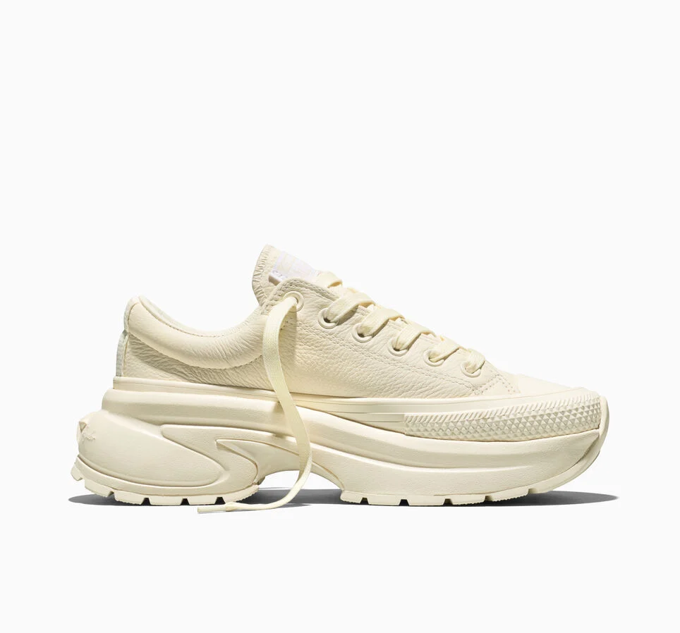 Run Star Crush Leather Egret/Egret/White