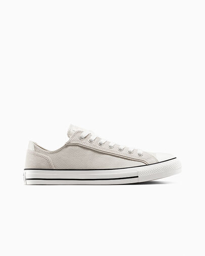 Chuck Taylor All Star Leather & Suede (Wide Width) Warm Clay/Egret/Black, Outer Side View
