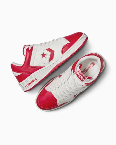 Converse Weapon Leather Red/Vintage White/Red