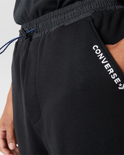 Mixed Media Joggers Converse Black