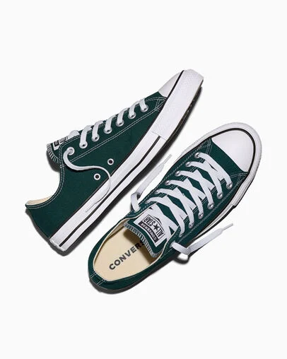 Chuck Taylor All Star Canvas Steely Pine, Angled View