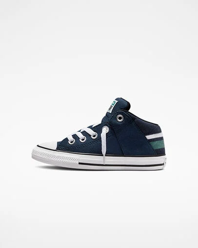 Chuck Taylor All Star Axel Varsity Club Navy/White/Algae Coast, Inner Side View