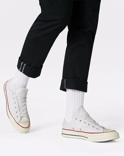 Chuck 70 Low Top White/Garnet/Egret