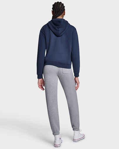 Chuck Taylor Patch Pullover Hoodie Converse Navy, Detail View