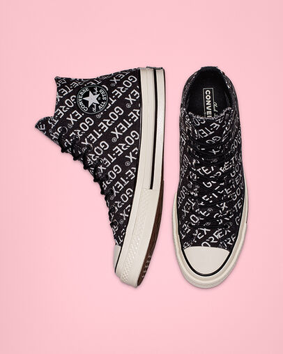 Chuck 70 GORE TEX Canvas High Top Black/White/Brown