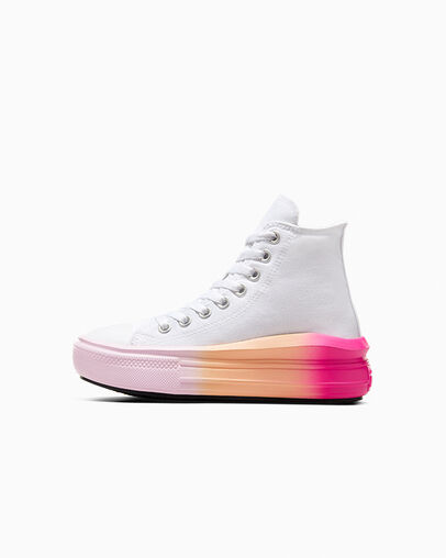 Chuck Taylor All Star Move Platform Bright Ombre White/Stardust Lilac, Inner Side View