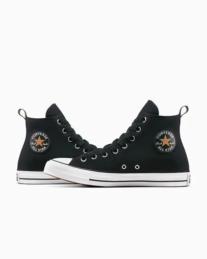Chuck Taylor All Star Heavy Canvas Black/Incensed/White, Detail Angle View