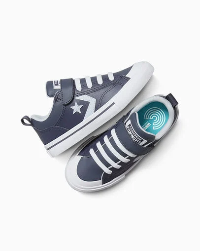 Pro Blaze Strap Easy-On Leather Cold Stare/Just Chill/White, Angled View