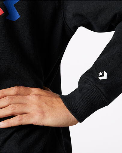VLTG Crew long Sleeve Black, Detail View
