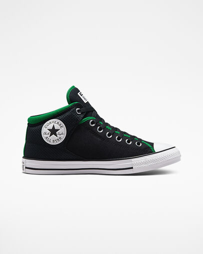 Chuck Taylor All Star High Street Retro Sport Black/Green/White, Outer Side View