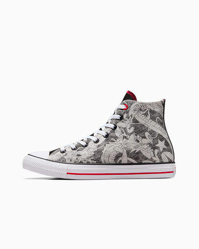 Chuck Taylor All Star Lunar New Year Dragon Graphic Black/Red/White, Inner Side View