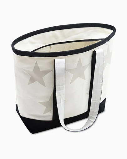 Five Star Canvas Tote Bag Egret