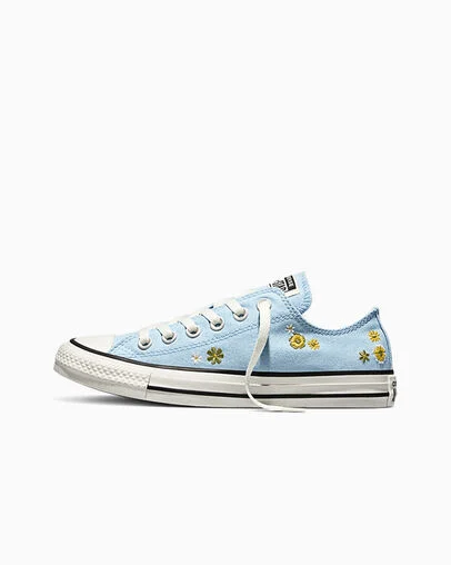 Chuck Taylor All Star Embroidered Florals Clear Skies/Bright Outlook, Inner Side View