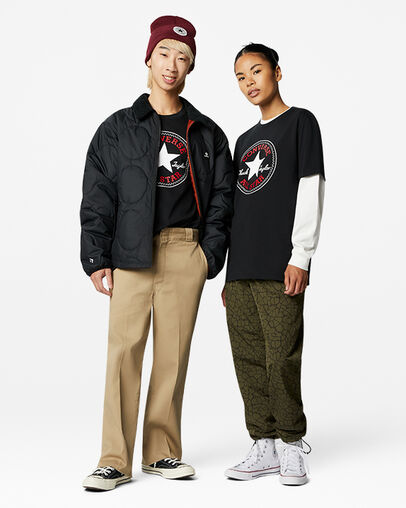 Converse Go-To All Star Patch Standard-Fit T-Shirt Converse Black