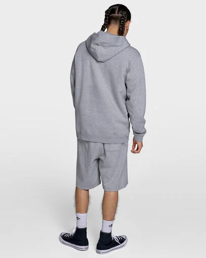 Chuck Taylor All Star Patch Hoodie Vintage Grey Heather, Detail View