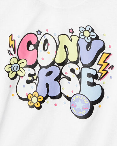 Boxy T-Shirt White, Full Body View