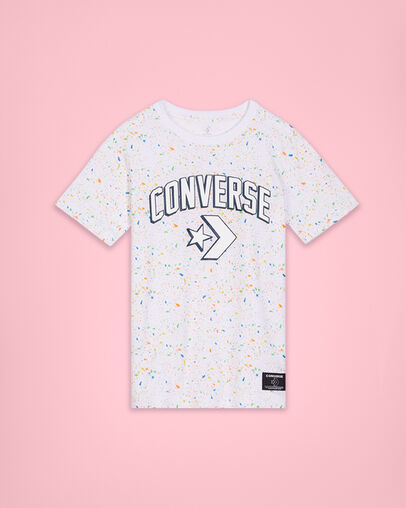 Printed Splatter White