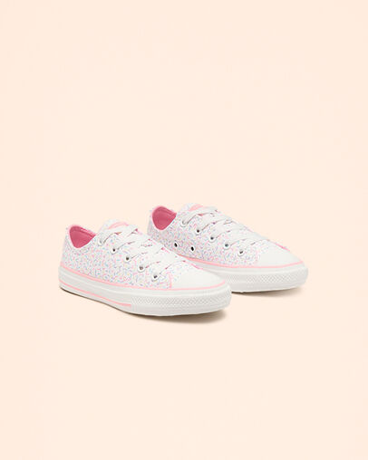 Chuck Taylor All Star Sprinkles Low Top White/Pink Glow/White