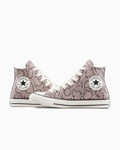 Chuck Taylor All Star Snakeskin Print Warm Clay/Egret/Egret, Detail Angle View