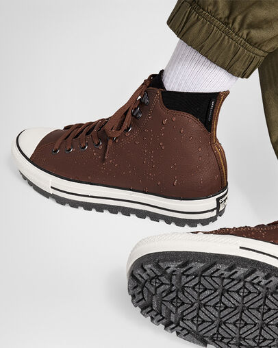 Chuck Taylor All Star City Trek Waterproof Boot Bear Nap Brown/Toadstool Tan/Black, Reflective View