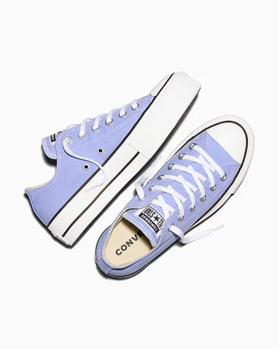 Chuck Taylor All Star Lift Platform Canvas Very Peri Purple/White/Black, Angled View