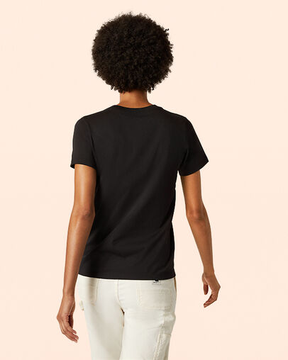 Stacked Logo Tee Converse Black