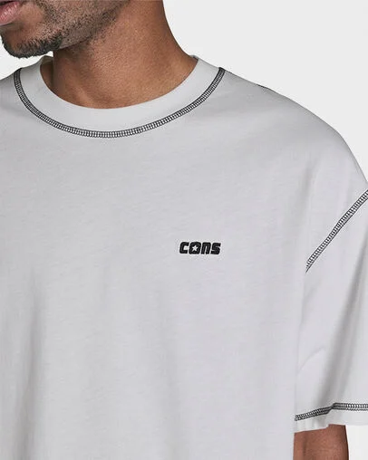CONS Embroidered T-Shirt White 10A