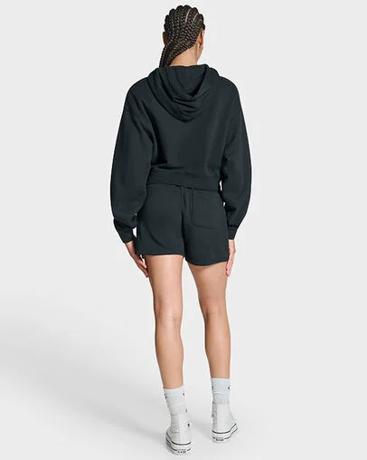 Chuck Taylor All Star Cropped Hoodie Black