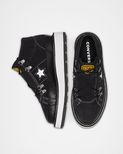 Fleece Lined Boot One Star Black/White/Black