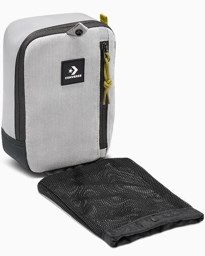 Corduroy Convertible Crossbody Bag Classic Grey