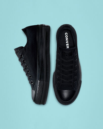 Chuck Taylor All Star Platform Low Top Black/Black/Black