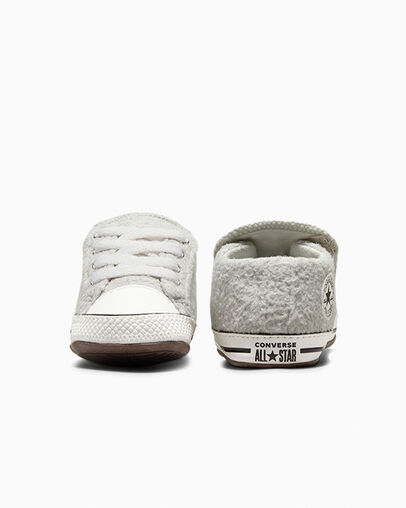 Chuck Taylor All Star Cribster Easy On Sherpa Beach Stone/White/Black, Heel View