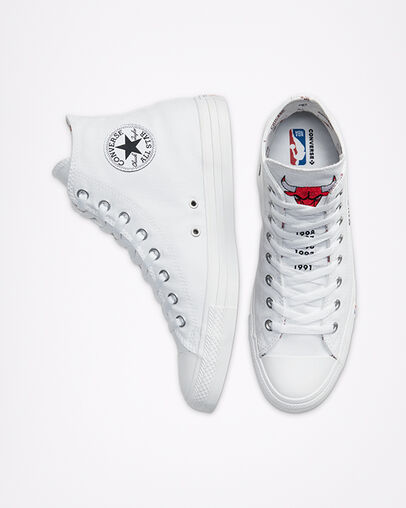 Chicago Bulls Converse x NBA Chuck Taylor All Star White/White/White