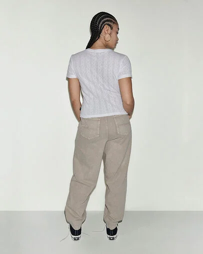 Locket T-Shirt White 10A, Detail View