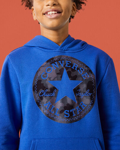 Signature Chuck Taylor Patch Camo Hoodie Hyper Royal