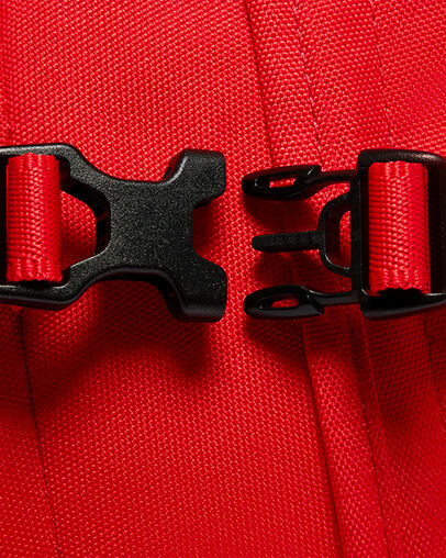 Straight Edge Backpack University Red, Detail View