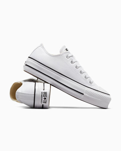 Chuck Taylor All Star Platform Low Top White/Black/White