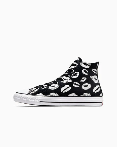 CONS Chuck Taylor All Star Pro Lips Black/White/Red, Inner Side View