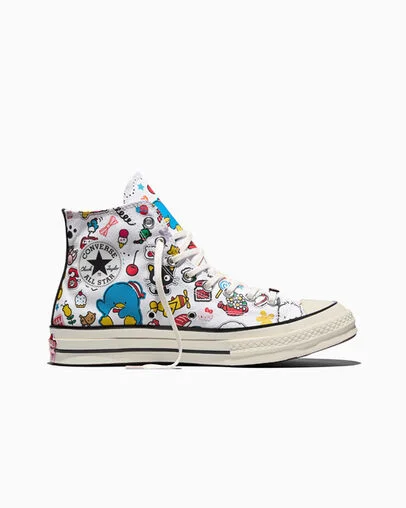 Converse x Hello Kitty And Friends Chuck 70 Stickers White/Pink/Green