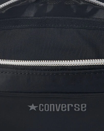 Nylon Chuck Crossbody Bag Black, Detail View