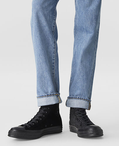 Chuck 70 Velvet High Top Black/Black/Black